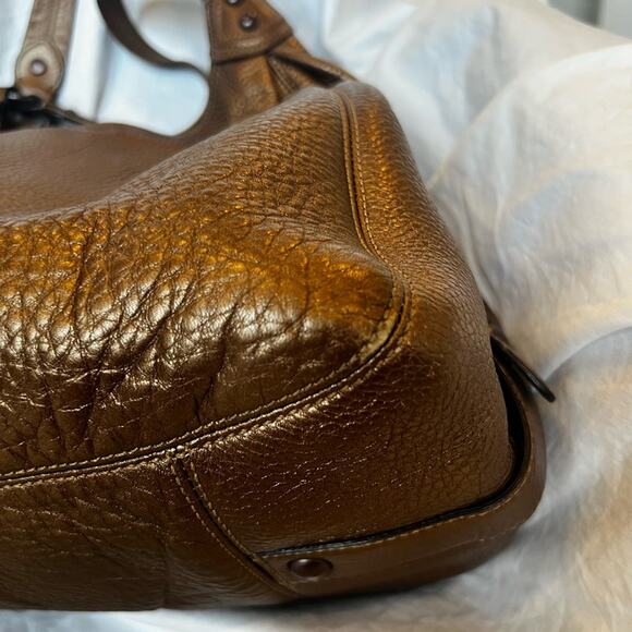 Coach Madison Maggie Bronze Metallic Leather Bag (Style 14313) - Picture 12 of 12